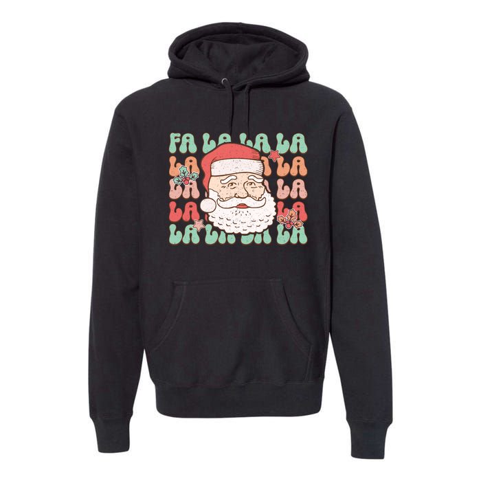 Festive Santa Claus Holiday Cheer Premium Hoodie