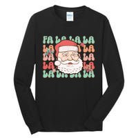 Festive Santa Claus Holiday Cheer Tall Long Sleeve T-Shirt