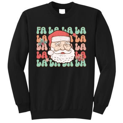 Festive Santa Claus Holiday Cheer Tall Sweatshirt