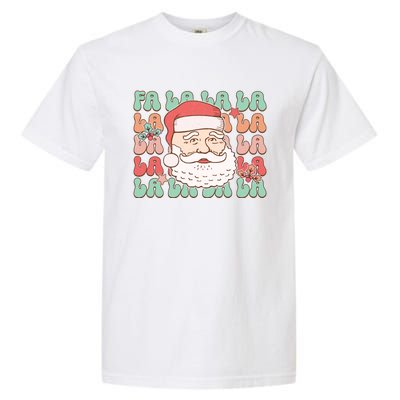 Festive Santa Claus Holiday Cheer Garment-Dyed Heavyweight T-Shirt