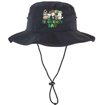 Funny St Catrick's Day St Patrick's Day Cats Bucket Hat