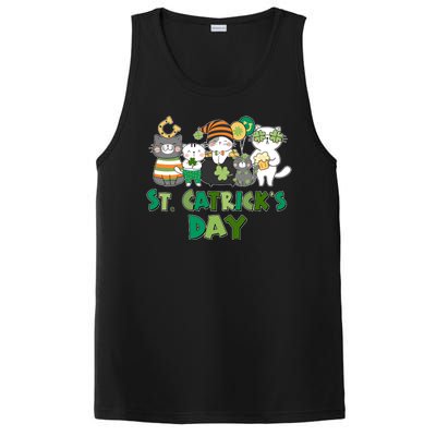 Funny St Catrick's Day St Patrick's Day Cats PosiCharge Competitor Tank