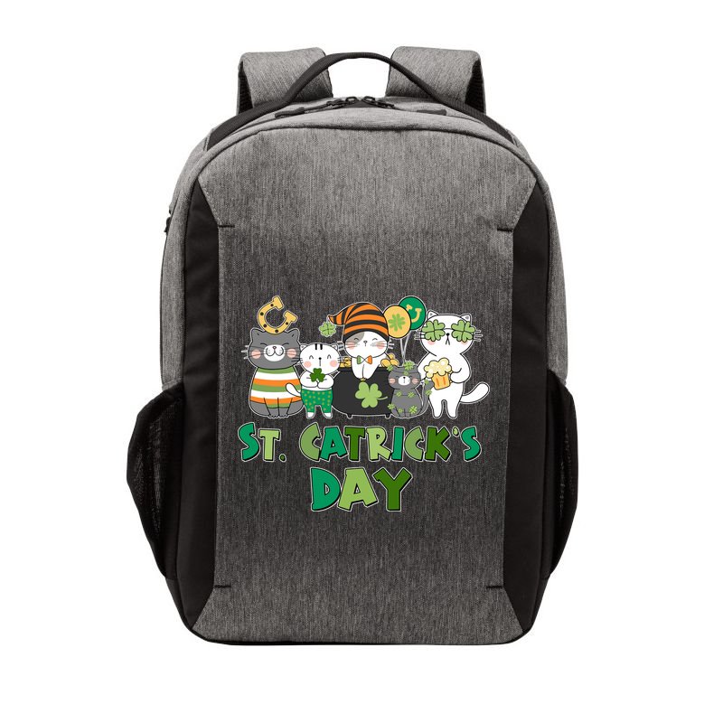 Funny St Catrick's Day St Patrick's Day Cats Vector Backpack