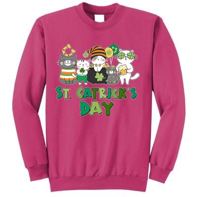 Funny St Catrick's Day St Patrick's Day Cats Sweatshirt