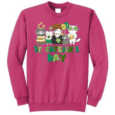 Funny St Catrick's Day St Patrick's Day Cats Sweatshirt