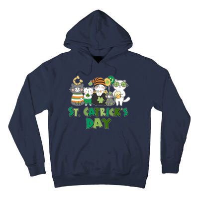 Funny St Catrick's Day St Patrick's Day Cats Tall Hoodie