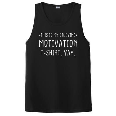 Funny Studying College University Student PosiCharge Competitor Tank