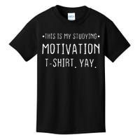 Funny Studying College University Student Kids T-Shirt