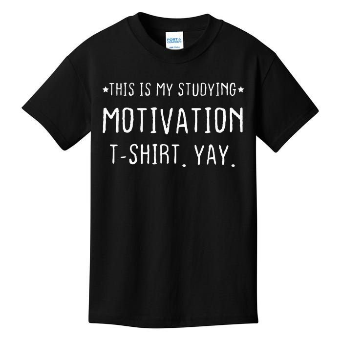 Funny Studying College University Student Kids T-Shirt