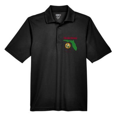 Florida Strong Come Hell Or High Water Men's Origin Performance Pique Polo