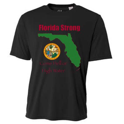 Florida Strong Come Hell Or High Water Cooling Performance Crew T-Shirt