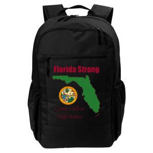 Florida Strong Come Hell Or High Water Daily Commute Backpack