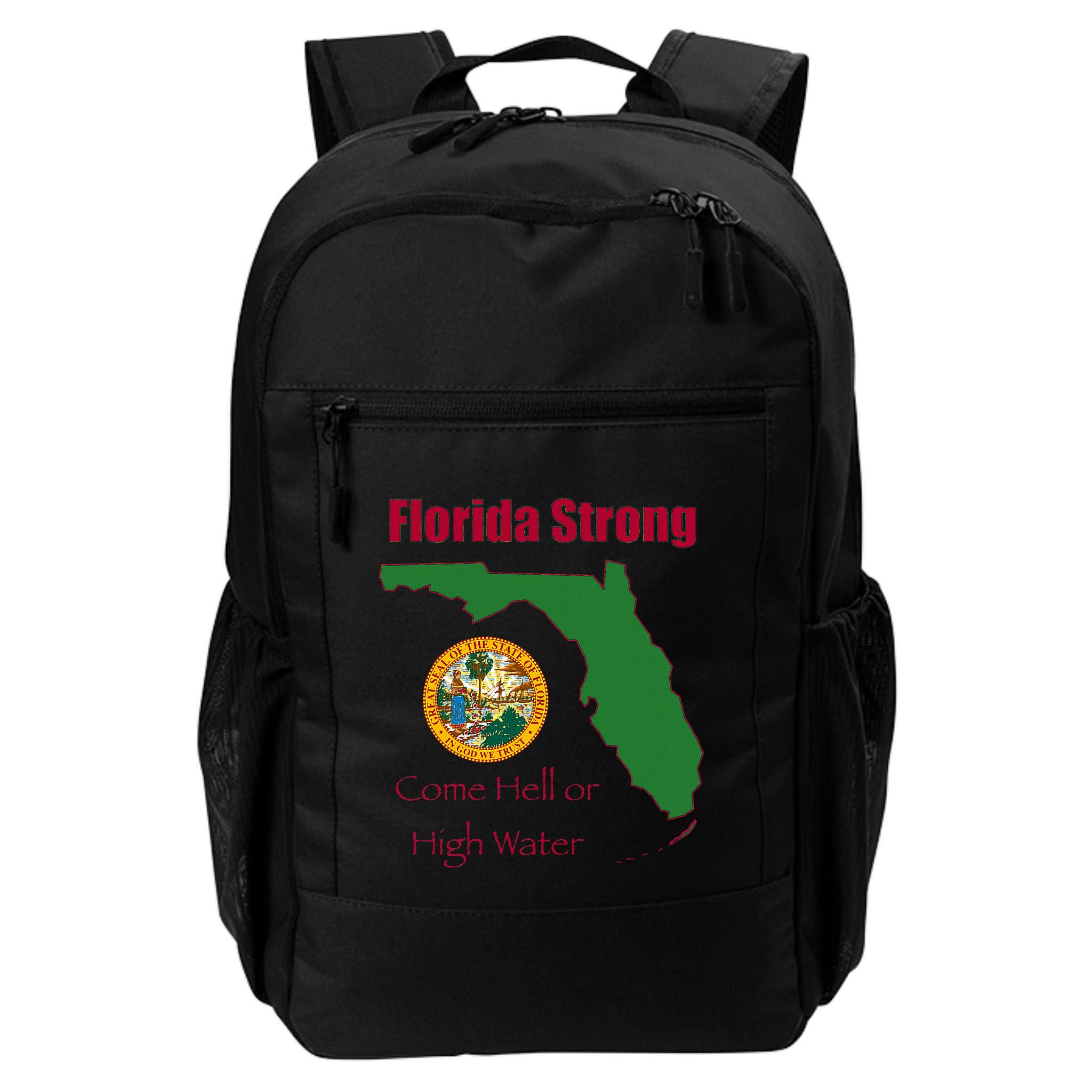 Florida Strong Come Hell Or High Water Backpack