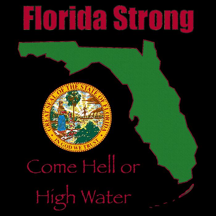 Florida Strong Come Hell Or High Water Backpack