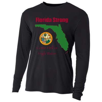 Florida Strong Come Hell Or High Water Cooling Performance Long Sleeve Crew