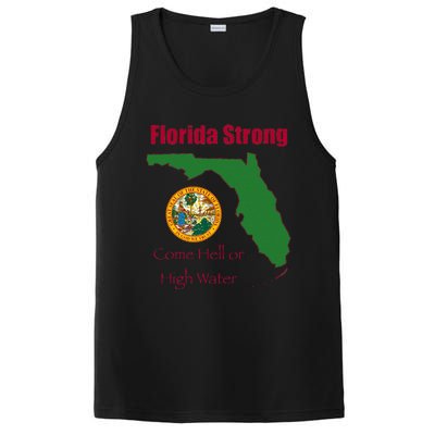 Florida Strong Come Hell Or High Water PosiCharge Competitor Tank