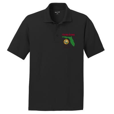 Florida Strong Come Hell Or High Water PosiCharge RacerMesh Polo