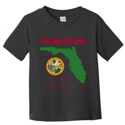 Florida Strong Come Hell Or High Water Toddler T-Shirt