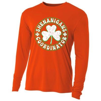 Funny Shenanigans Coordinator For St Patricks Day Cooling Performance Long Sleeve Crew