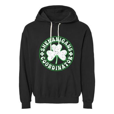 Funny Shenanigans Coordinator For St Patricks Day Garment-Dyed Fleece Hoodie