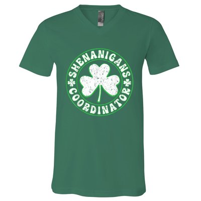 Funny Shenanigans Coordinator For St Patricks Day V-Neck T-Shirt