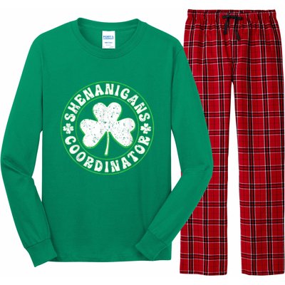 Funny Shenanigans Coordinator For St Patricks Day Long Sleeve Pajama Set