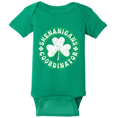 Funny Shenanigans Coordinator For St Patricks Day Baby Bodysuit