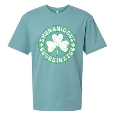 Funny Shenanigans Coordinator For St Patricks Day Sueded Cloud Jersey T-Shirt