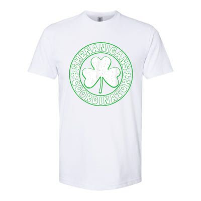 Funny Shenanigans Coordinator For St Patricks Day Softstyle CVC T-Shirt