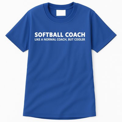 Funny Softball Coach Definition Softball Coach Gift Tall T-Shirt