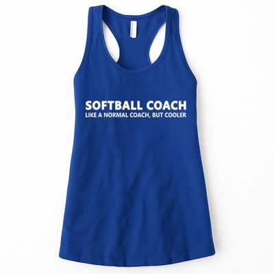 Funny Softball Coach Definition Softball Coach Gift Womens Tank Top