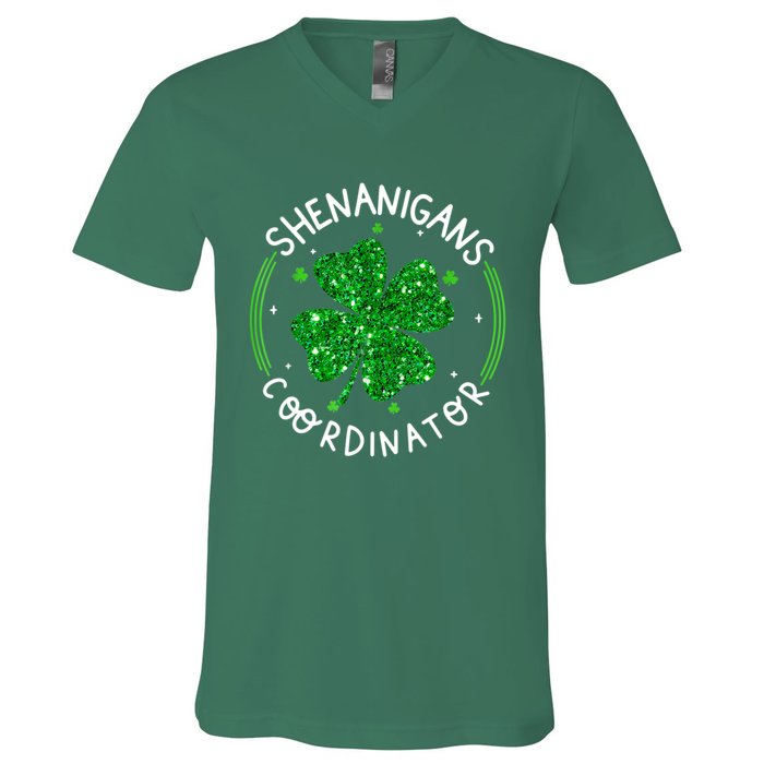 Funny Shenanigans Coordinator For St Patricks Day V-Neck T-Shirt