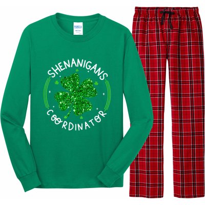 Funny Shenanigans Coordinator For St Patricks Day Long Sleeve Pajama Set