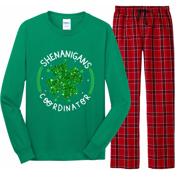 Funny Shenanigans Coordinator For St Patricks Day Long Sleeve Pajama Set