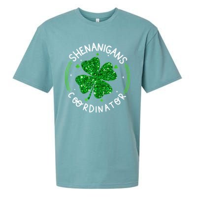 Funny Shenanigans Coordinator For St Patricks Day Sueded Cloud Jersey T-Shirt