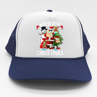 Festive Santa Claus Holiday Cheer Trucker Hat