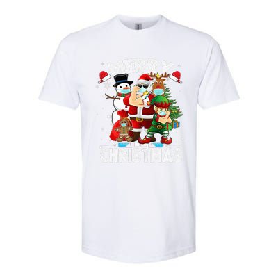 Festive Santa Claus Holiday Cheer Softstyle® CVC T-Shirt