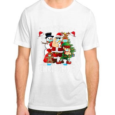 Festive Santa Claus Holiday Cheer Adult ChromaSoft Performance T-Shirt