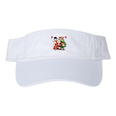 Festive Santa Claus Holiday Cheer Valucap Bio-Washed Visor