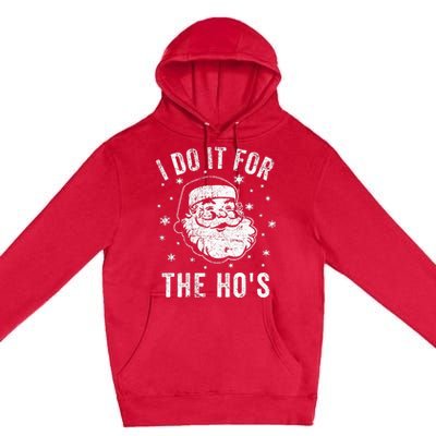 Funny Santa Clause I Do It For The HoS Santa Premium Pullover Hoodie