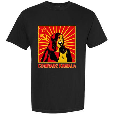 Fun Socialist Comrade Kamala Commie La Harris 2024 Kammunism Garment-Dyed Heavyweight T-Shirt