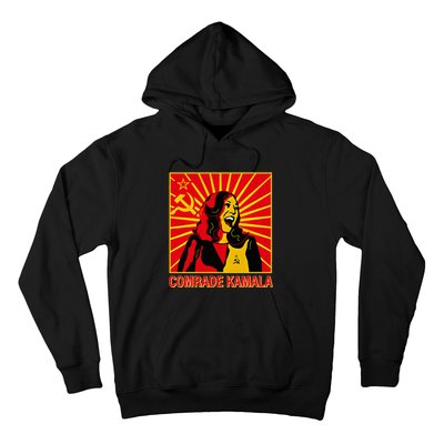 Fun Socialist Comrade Kamala Commie La Harris 2024 Kammunism Hoodie