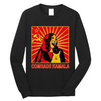 Fun Socialist Comrade Kamala Commie La Harris 2024 Kammunism Long Sleeve Shirt