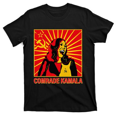 Fun Socialist Comrade Kamala Commie La Harris 2024 Kammunism T-Shirt