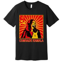 Fun Socialist Comrade Kamala Commie La Harris 2024 Kammunism Premium T-Shirt