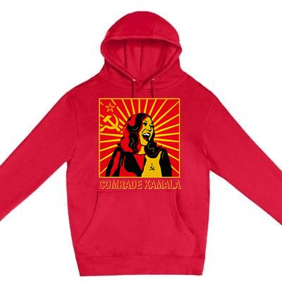 Fun Socialist Comrade Kamala Commie La Harris 2024 Kammunism Premium Pullover Hoodie