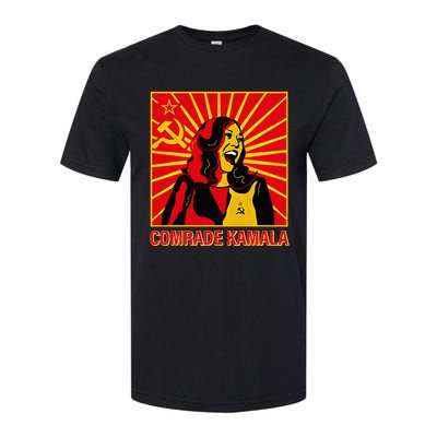 Fun Socialist Comrade Kamala Commie La Harris 2024 Kammunism Softstyle CVC T-Shirt