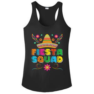 Fiesta Squad Cinco De Mayo Family Matching Mexican Sombrero Ladies PosiCharge Competitor Racerback Tank