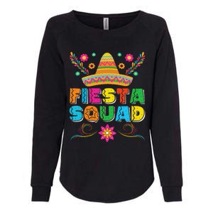 Fiesta Squad Cinco De Mayo Family Matching Mexican Sombrero Womens California Wash Sweatshirt