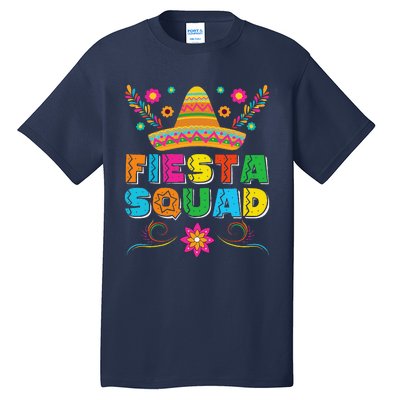 Fiesta Squad Cinco De Mayo Family Matching Mexican Sombrero Tall T-Shirt